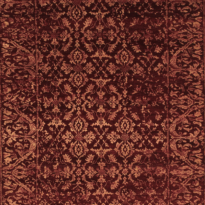 Machine Washable Persian Brown Traditional Rug, wshtr2027brn
