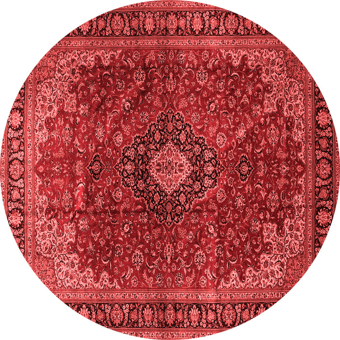 Medallion Red Traditional Rug, tr2028red