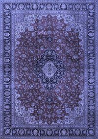 Medallion Blue Traditional Rug, tr2028blu