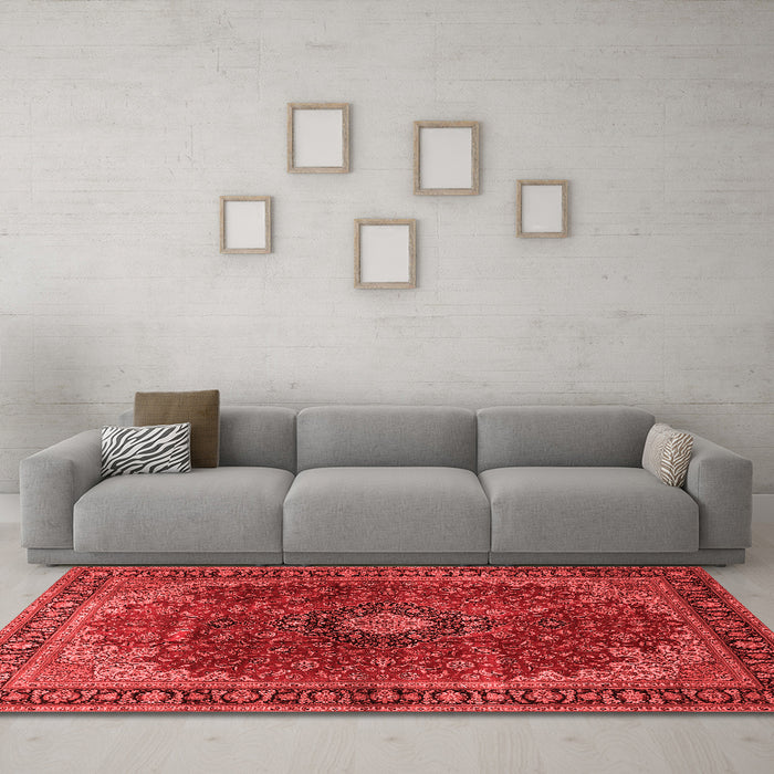 Traditional Red Washable Rugs