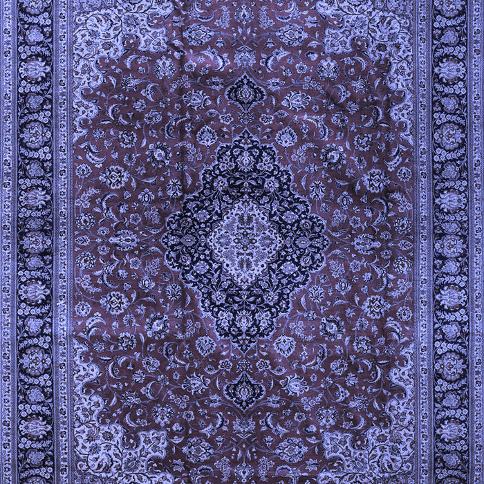 Medallion Blue Traditional Rug, tr2028blu