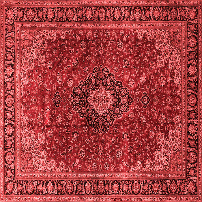 Medallion Red Traditional Rug, tr2028red