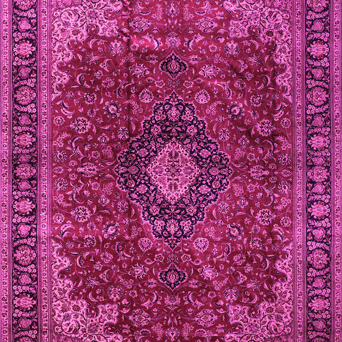 Medallion Pink Traditional Rug, tr2028pnk