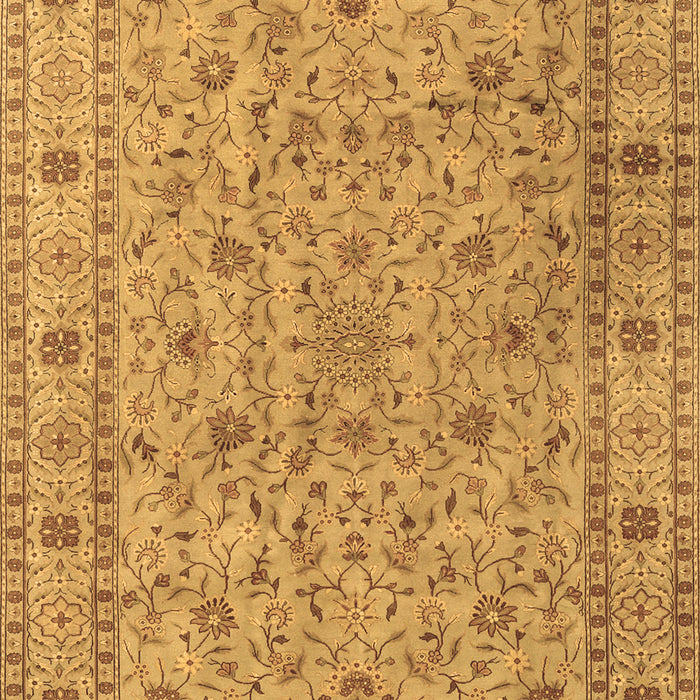 Machine Washable Persian Brown Traditional Rug, wshtr2029brn