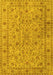 Machine Washable Persian Yellow Traditional Rug, wshtr2029yw