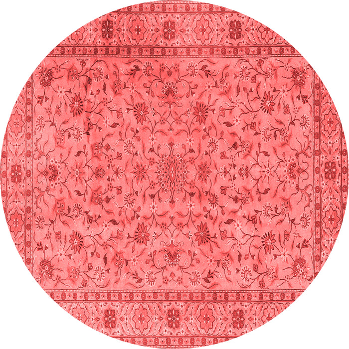 Machine Washable Persian Red Traditional Rug, wshtr2029red
