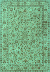 Persian Turquoise Traditional Rug, tr2029turq