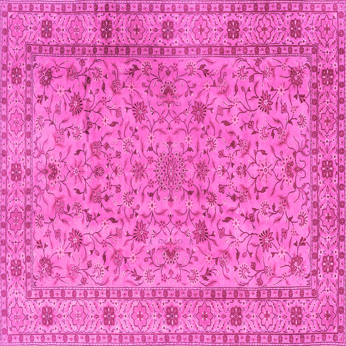 Square Persian Pink Traditional Rug, tr2029pnk