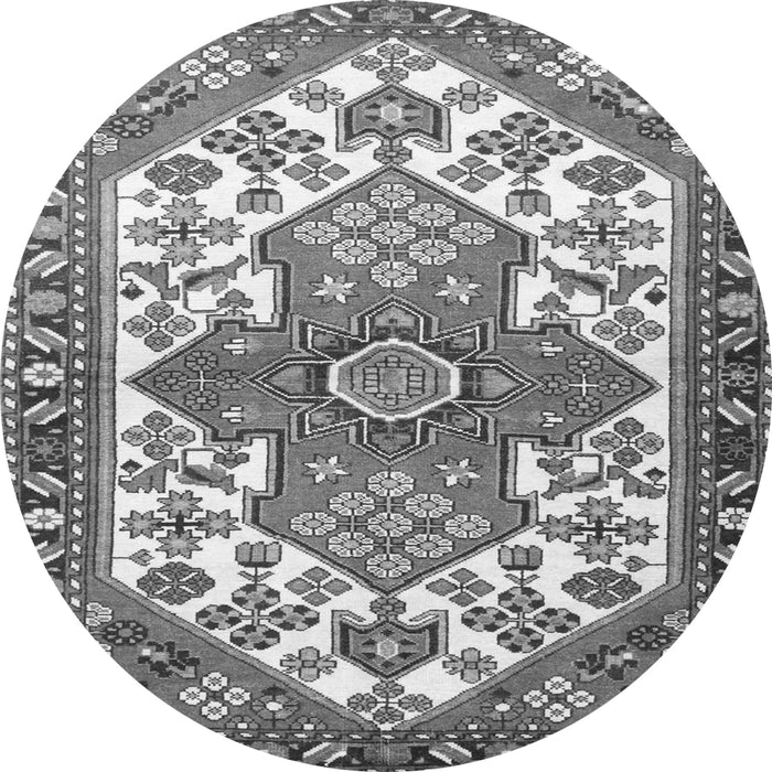 Square Persian Gray Traditional Rug, tr202gry