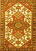 Machine Washable Persian Yellow Traditional Rug, wshtr202yw