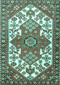 Persian Turquoise Traditional Rug, tr202turq