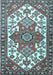 Machine Washable Persian Light Blue Traditional Rug, wshtr202lblu