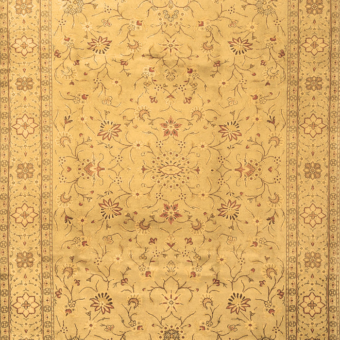Machine Washable Persian Brown Traditional Rug, wshtr2030brn