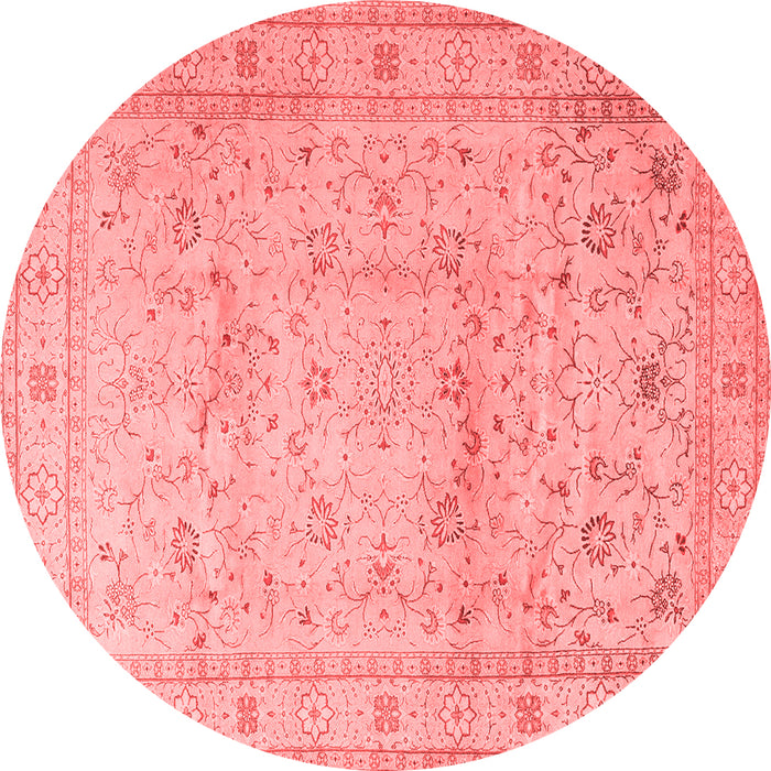 Machine Washable Persian Red Traditional Rug, wshtr2030red