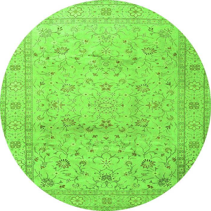 Machine Washable Persian Green Traditional Area Rugs, wshtr2030grn