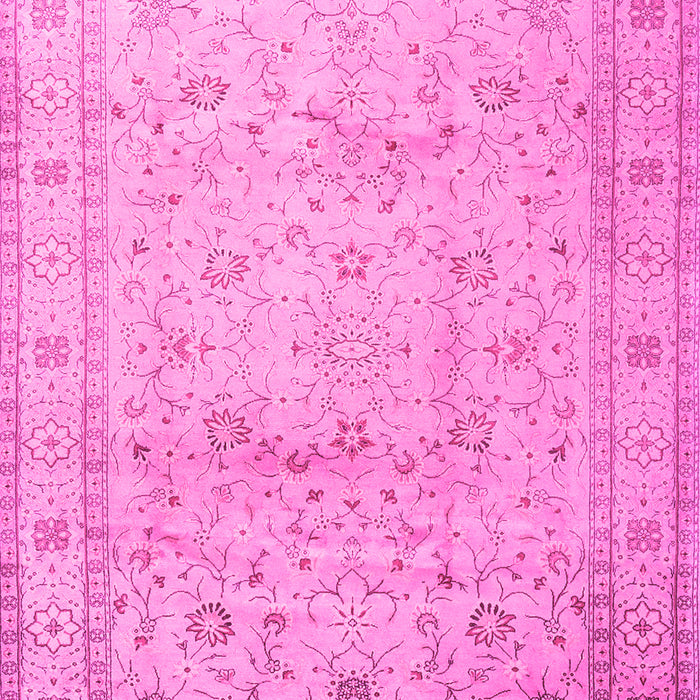 Machine Washable Persian Pink Traditional Rug, wshtr2030pnk
