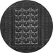 Square Persian Gray Traditional Rug, tr2031gry