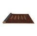 Sideview of Persian Brown Traditional Rug, tr2031brn