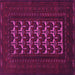 Square Machine Washable Persian Pink Traditional Rug, wshtr2031pnk