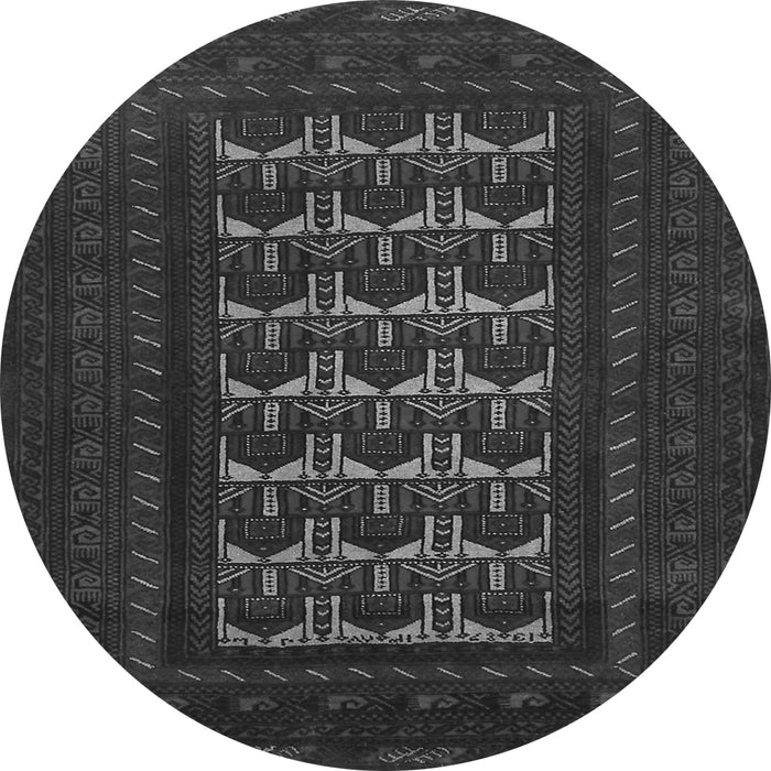 Machine Washable Persian Gray Traditional Rug, wshtr2031gry