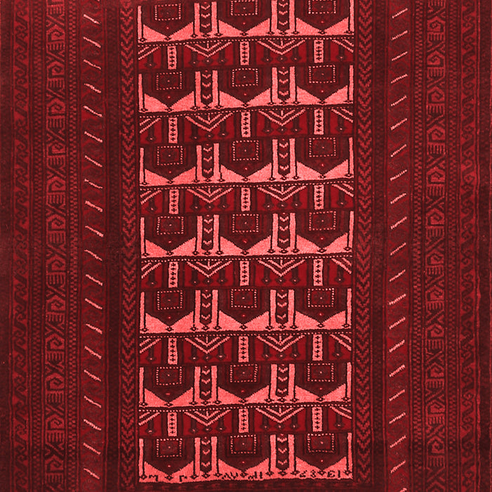 Machine Washable Persian Red Traditional Rug, wshtr2031red