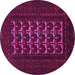 Round Persian Pink Traditional Rug, tr2031pnk