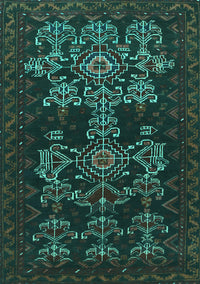 Persian Turquoise Traditional Rug, tr2032turq