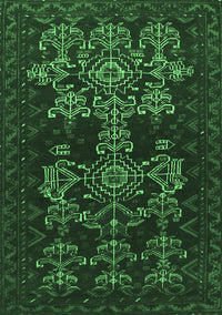 Persian Emerald Green Traditional Rug, tr2032emgrn