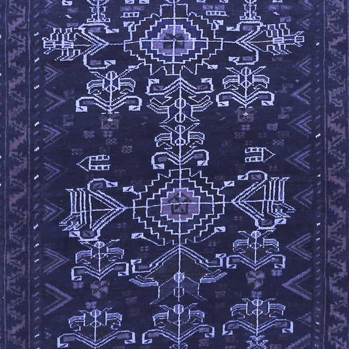 Machine Washable Persian Blue Traditional Rug, wshtr2032blu