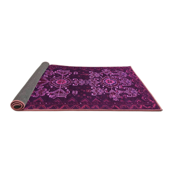 Sideview of Persian Pink Traditional Rug, tr2032pnk