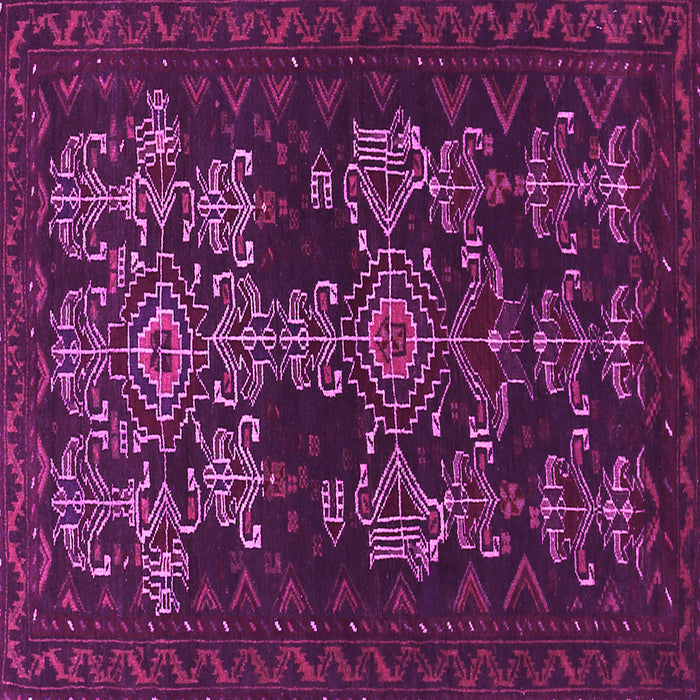 Square Persian Pink Traditional Rug, tr2032pnk