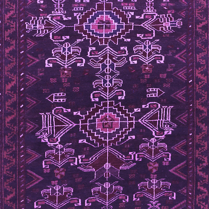 Machine Washable Persian Purple Traditional Area Rugs, wshtr2032pur