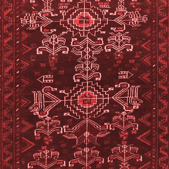Machine Washable Persian Red Traditional Rug, wshtr2032red
