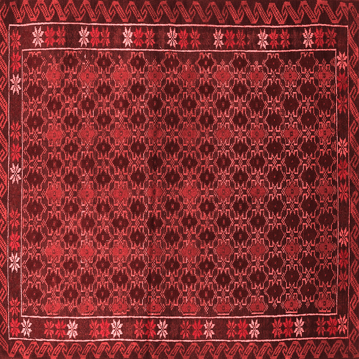 Machine Washable Persian Red Traditional Rug, wshtr2033red