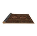 Sideview of Persian Brown Traditional Rug, tr2034brn