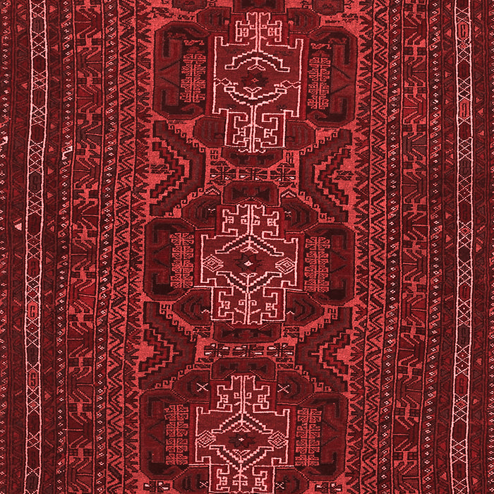 Machine Washable Persian Red Traditional Rug, wshtr2034red
