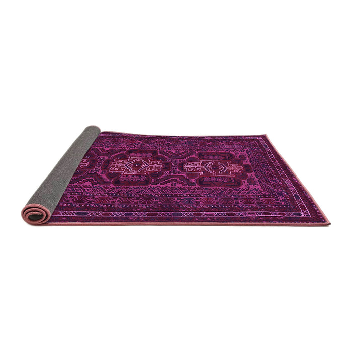 Sideview of Persian Pink Traditional Rug, tr2034pnk
