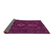 Sideview of Persian Pink Traditional Rug, tr2034pnk