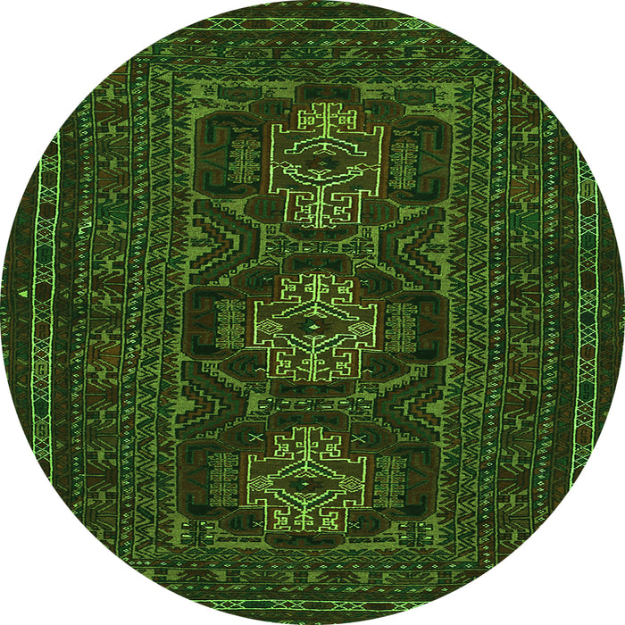 Machine Washable Persian Green Traditional Area Rugs, wshtr2034grn