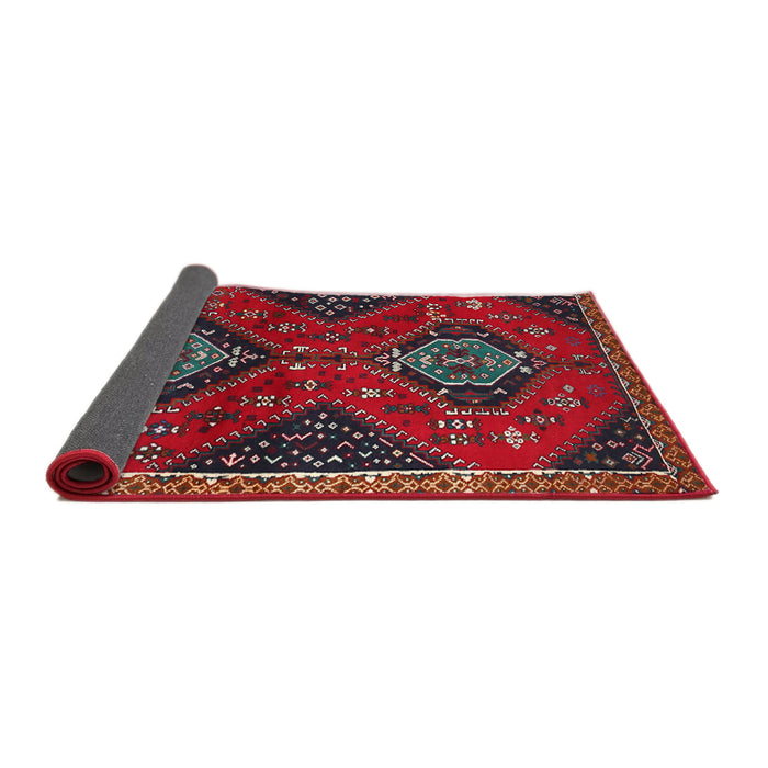 Sideview of Traditional Red Persian Rug, tr2035