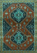 Persian Turquoise Traditional Rug, tr2035turq