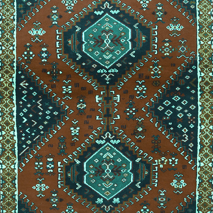 Persian Turquoise Traditional Rug, tr2035turq