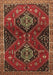 Machine Washable Persian Brown Traditional Rug, wshtr2035brn