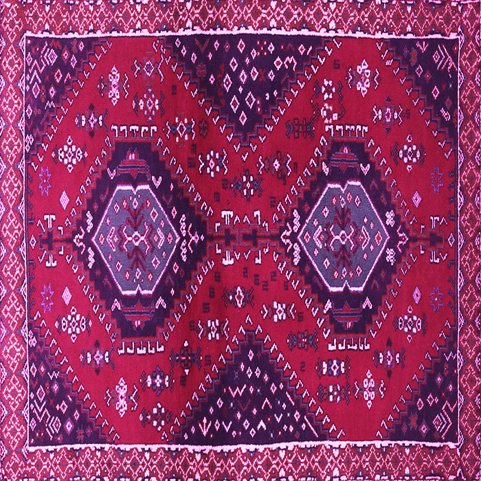 Square Persian Pink Traditional Rug, tr2035pnk