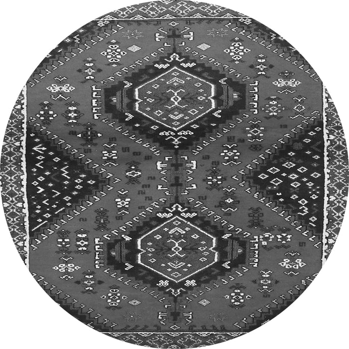Square Persian Gray Traditional Rug, tr2035gry
