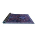 Sideview of Persian Blue Traditional Rug, tr2035blu