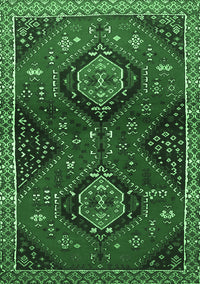 Persian Emerald Green Traditional Rug, tr2035emgrn