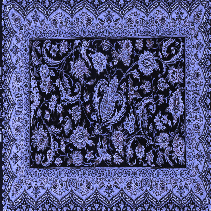 Square Persian Blue Traditional Rug, tr2036blu