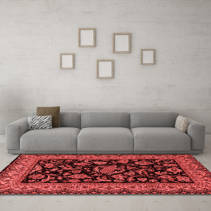 Traditional Red Washable Rugs
