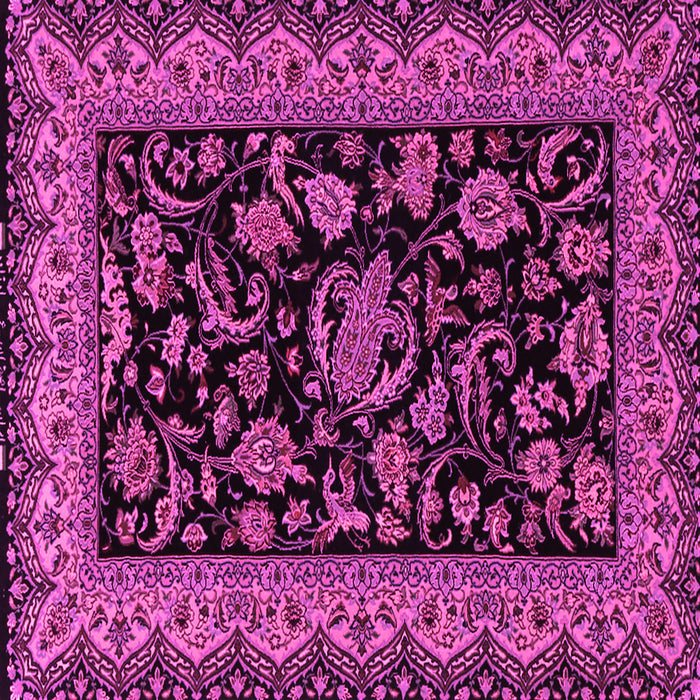 Square Persian Pink Traditional Rug, tr2036pnk